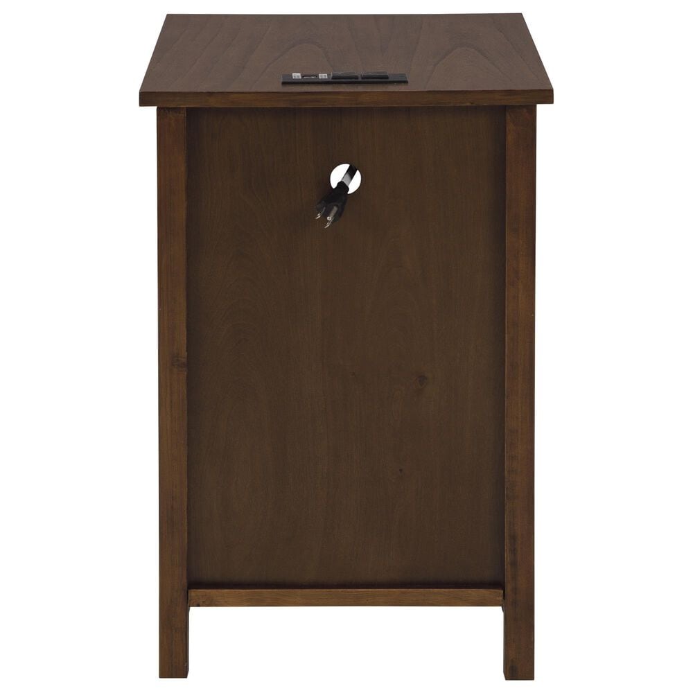 Ashley Treytown Chairside End Table in Warm Brown, , large