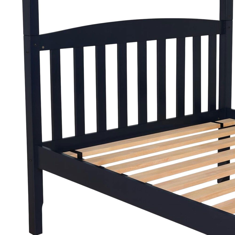 Sable Home Claire Twin over Twin Bunk Bed in Navy, , large
