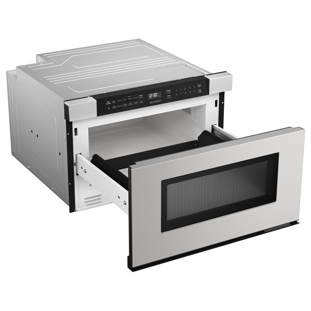 Sharp 24&quot; Built-In Microwave Drawer Oven with Sensor Cooking in Stainless Steel, , large