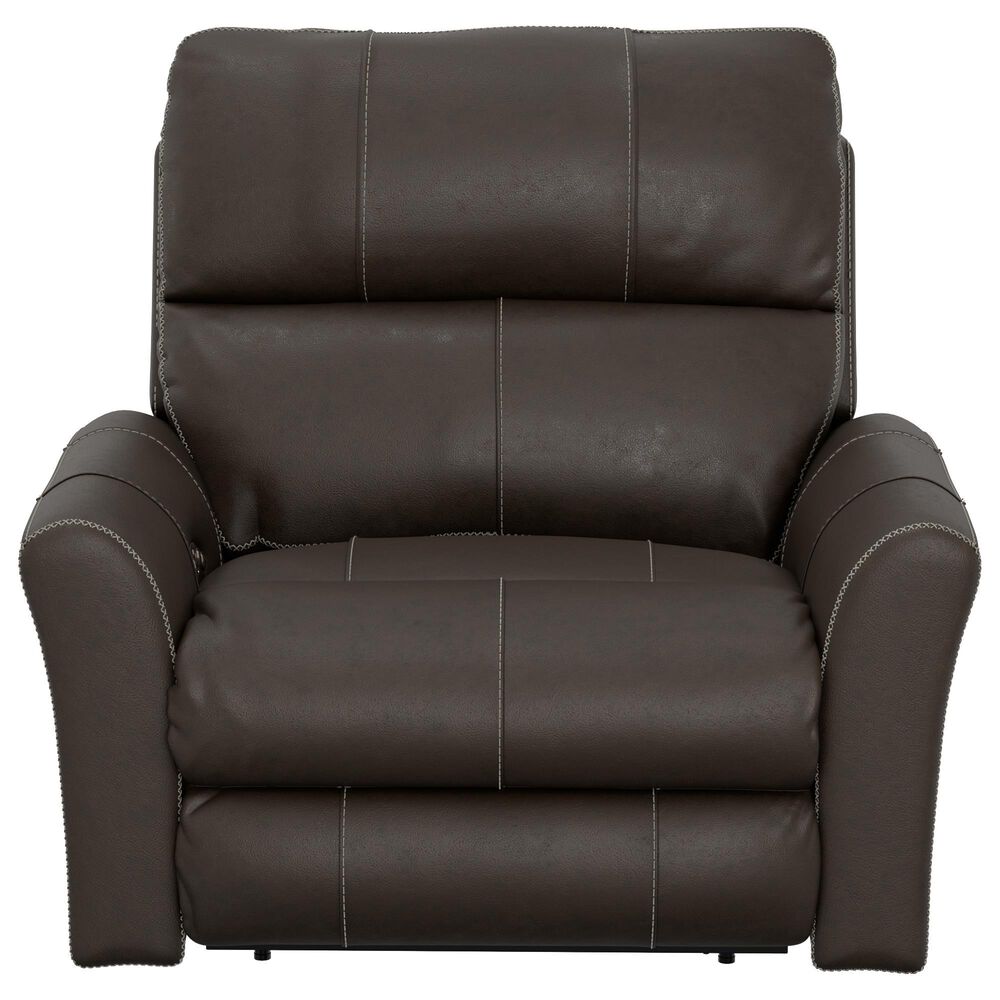 Catnapper Fredda Power Recliner with Power Headrest in Coffee, , large