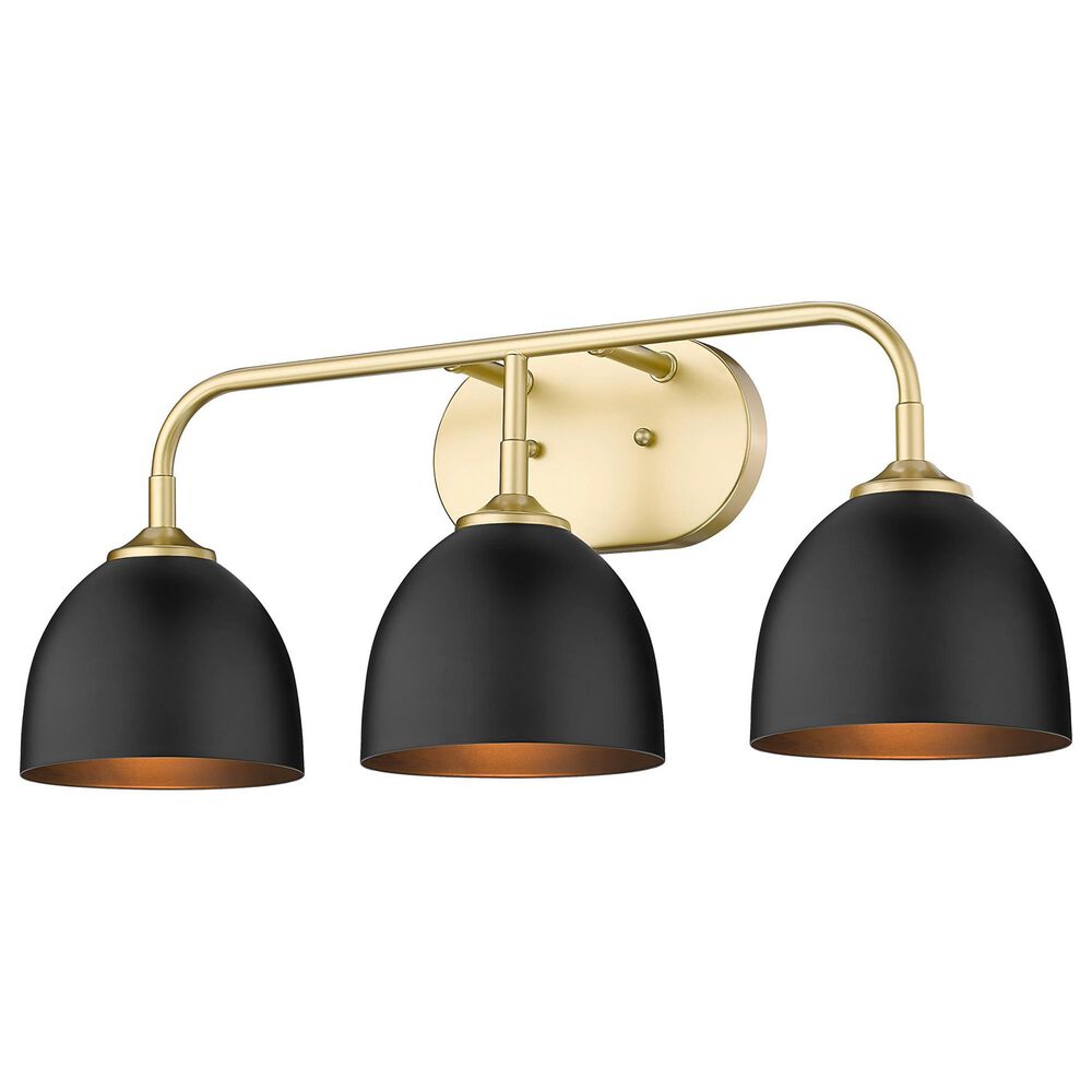 Golden Lighting Zoey 3-Light Bath Vanity in Olympic Gold, , large