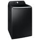 Samsung 4.7 Cu. Ft. Smart Top Load Washer and 7.4 Cu. Ft. Gas Dryer Laundry Pair in Brushed Black, , large