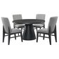 Mayberry Hill Portland 5-Piece Round Dining Set in Black, , large