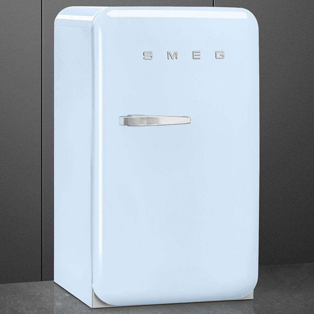 SMEG 4.48 Cu. Ft. Freestanding Compact Refrigerator with Right Hinge in Pastel Blue, , large