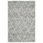 Safavieh Natura NAT712B 4" x 6" Ivory and Blue Area Rug, , large