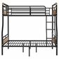 Hearth and Haven Full XL over Queen Detachable Bunk Bed in Black, , large