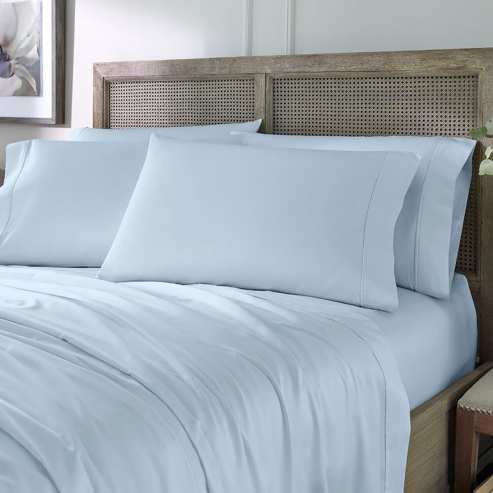 Sanders Collection Eucalyptus 6-Piece King Sheet Set in Powder Blue, , large