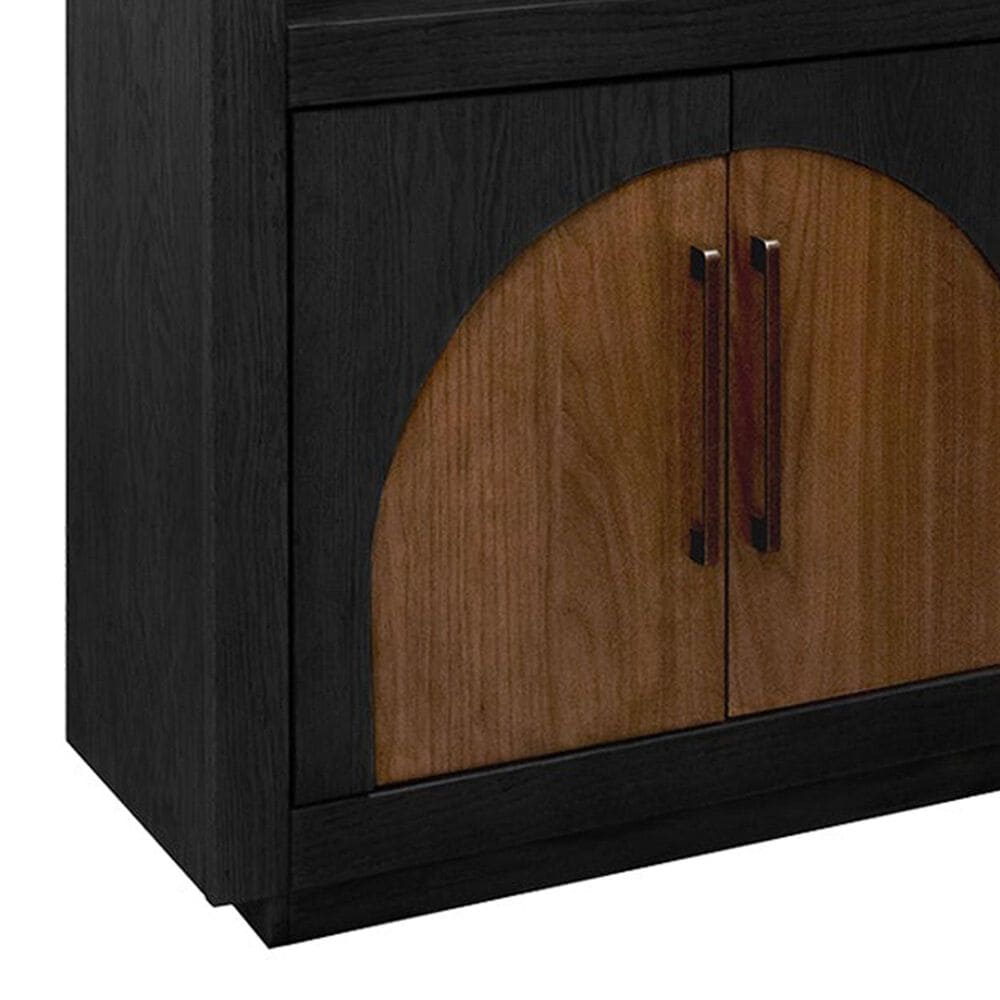 Legends Home Eclipse 78&quot; Bookcase in Clove and Natural Walnut, , large