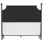 Richlands Furniture McArthur Queen Metal and Upholstered Poster Bed in Brown and Bronze, , large