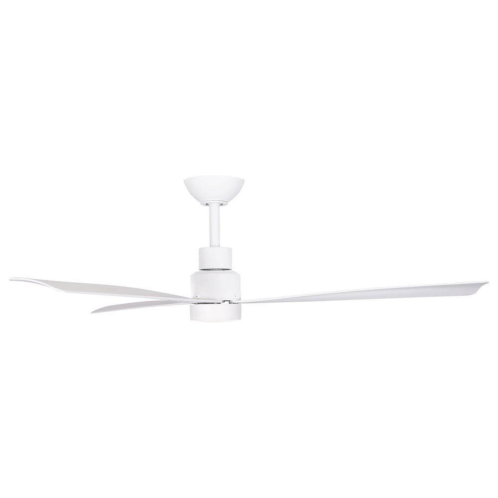 Minka-Aire Simple 52" Indoor/Outdoor Ceiling Fan with LED Light in Flat White, , large