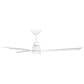 Minka-Aire Simple 52" Indoor/Outdoor Ceiling Fan with LED Light in Flat White, , large