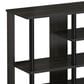 Noviland 6-Tier Shoe Rack in Espresso and Black, , large