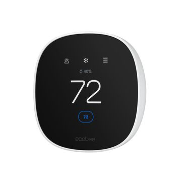 ecobee Smart Thermostat Essential - Energy Star Certified programmable Wi-Fi Thermostat - Works with Siri, Alexa, and Google Assistant, , large