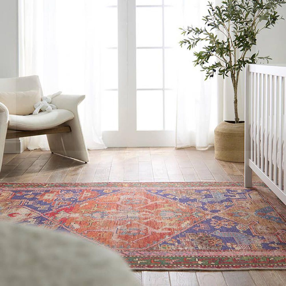 Jaipur Garcia Sancho 5&#39; x 8&#39; Purple Reign and Caramel Area Rug, , large