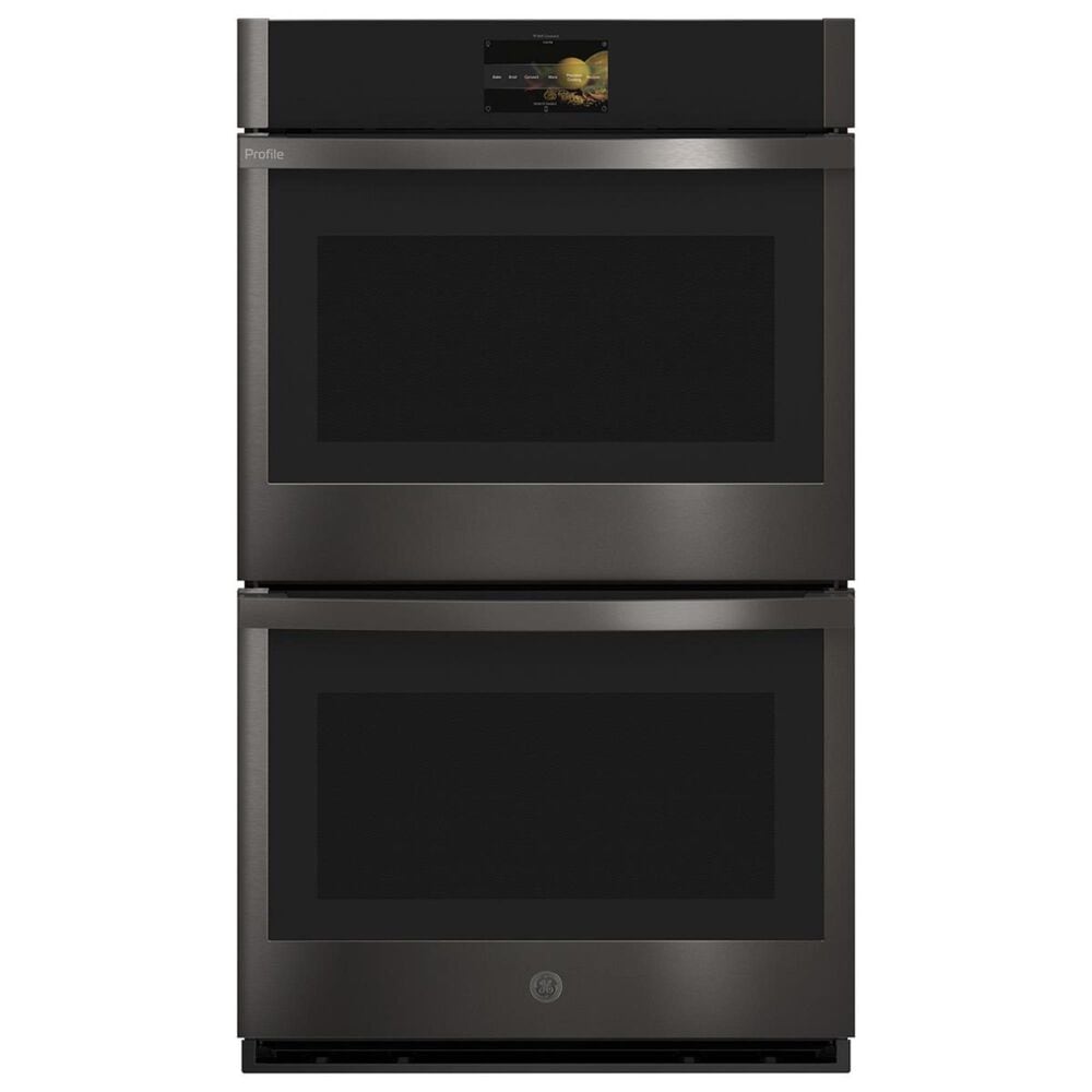 GE Profile 30" Smart Built-In Convection Double Wall Oven - Black Stainless Steel, , large