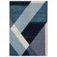 Oriental Weavers Strada Contemporary  2"3" x 8" Blue Runner, , large