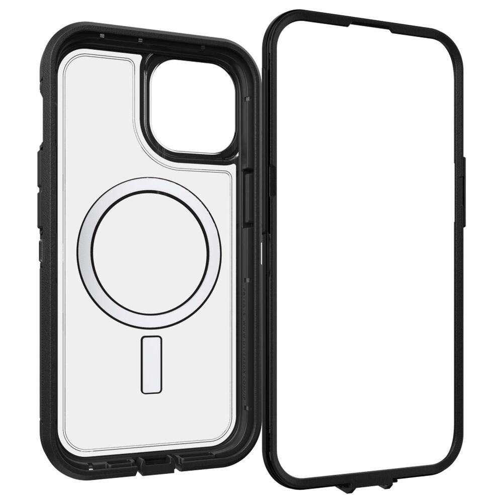 OtterBox Defender Pro XT Clear MagSafe Case for Apple iPhone 15/14/13 in Black, , large