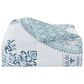 Royal Court Afton 4-Piece Queen Comforter Set in Blue and White, , large