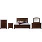 Mayberry Hill Kingston 5-Piece Queen Bedroom Set in Rich Walnut, , large