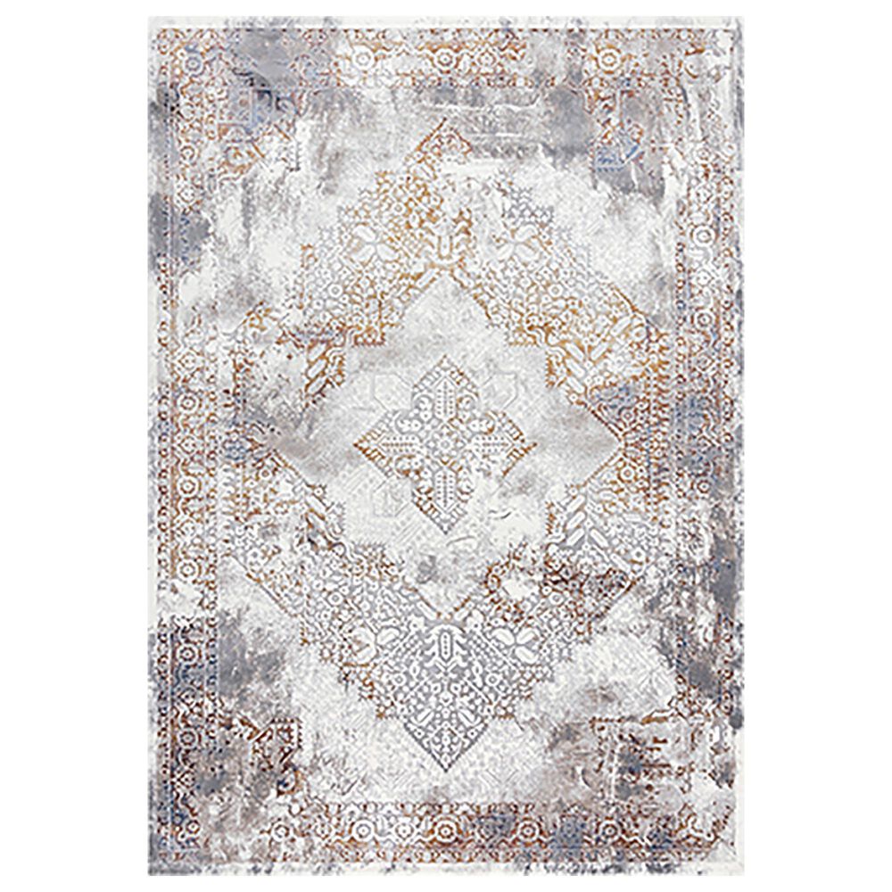 RIZZY Westchester WESWES858 5"3" x 7"6" Ivory and Multicolor Area Rug, , large