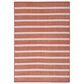 Nourison Positano POS03 Terracotta and Ivory 8" x 10" Indoor/Outdoor Area Rug, , large