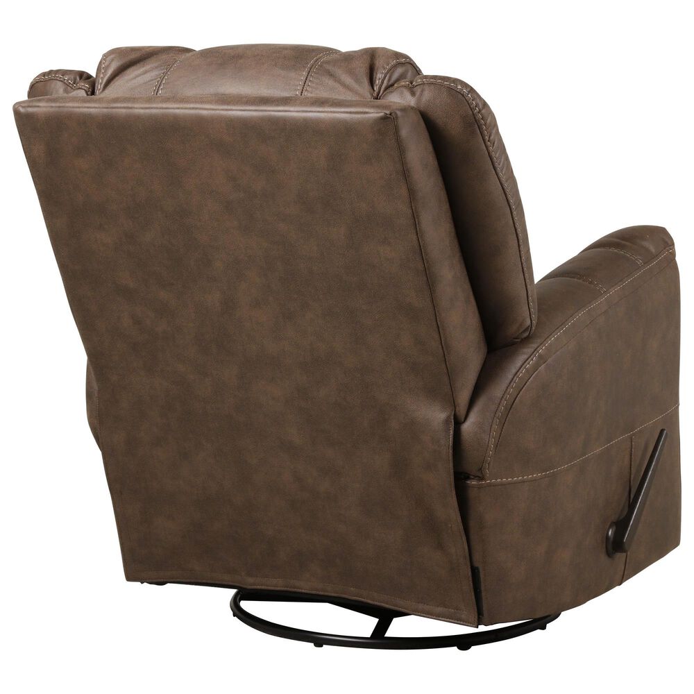 Homestretch Venus Swivel Glider Recliner in Walnut, , large