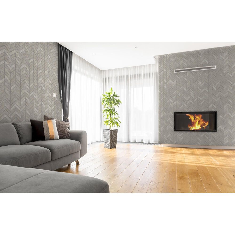 Emser Metro Cream 12&quot; x 12&quot; Chevron Honed Limestone Mosaic Sheet, , large