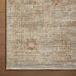 Loloi Heritage 13" x 16" Aqua and Terracotta Area Rug, , large