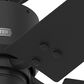 Hunter Windbound 52" Outdoor Ceiling Fan in Matte Black, , large