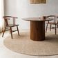 Surya Masterpiece MPC-2304 Beige, Tan and Medium Brown 5"3" Round Area Rug, , large
