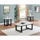 Crystal City Lucca Cocktail Table in Ebony and White, , large