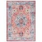 Safavieh Riviera 9" x 12" Light Blue and Red Area Rug, , large