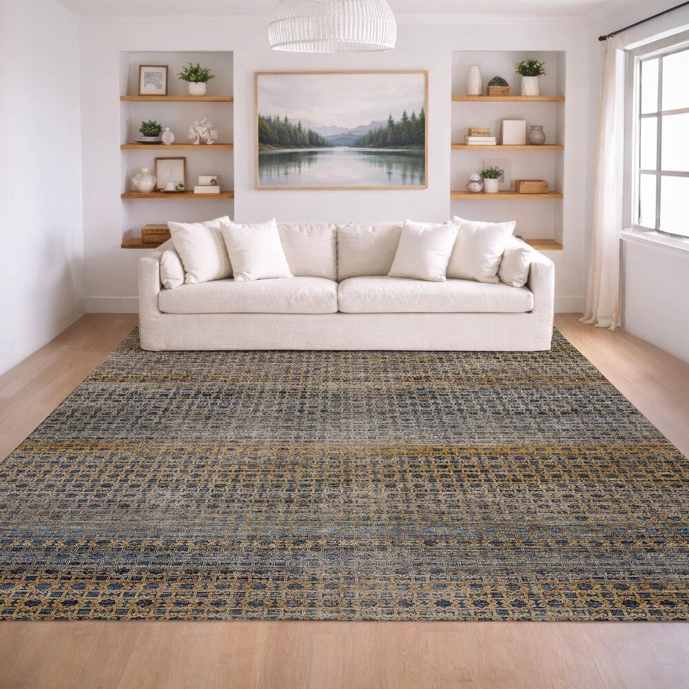 Dalyn Rug Company Vico VC5 Navy 3' x 5' Area Rug, , large