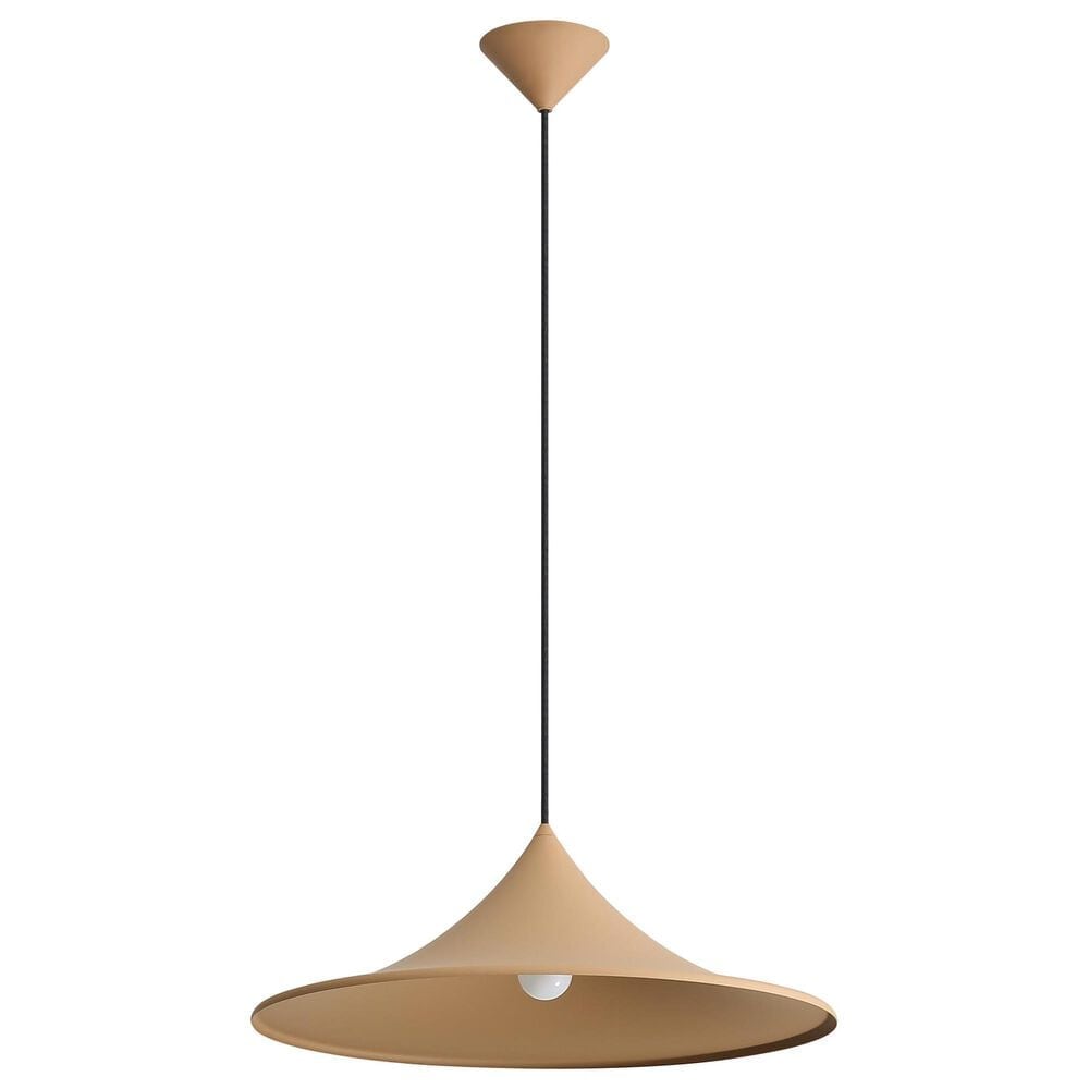 Golden Lighting Vistara 19.75" 1-Light Pendant in Latte, , large