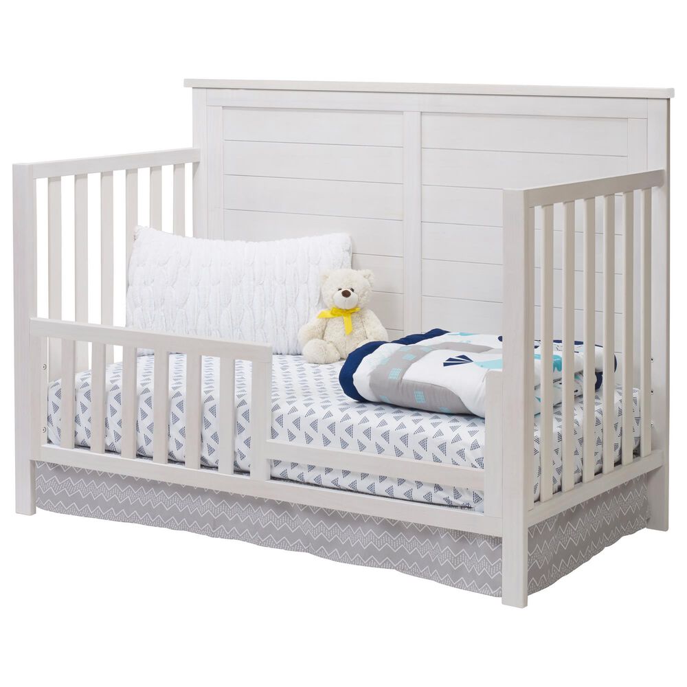 Sorelle Furniture 50" Toddler Rail in Weathered White, , large