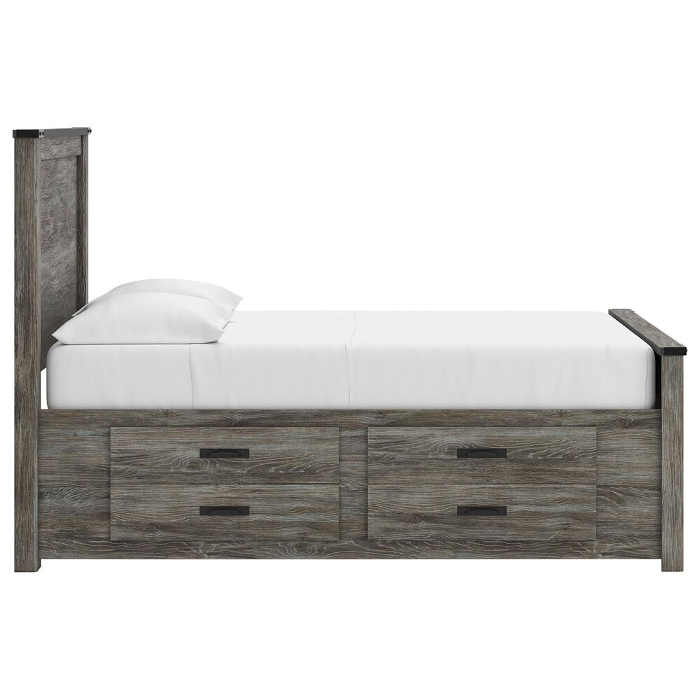 Ashley Frandern 6-Piece Full Panel Storage Bedroom Set in Rustic Warm Gray, , large