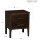 Linon Home Decor Wilcox Side Table in Espresso, , large
