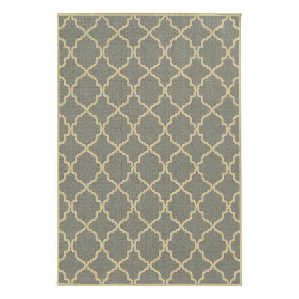 Oriental Weavers Riviera 4770Y 7'10" x 10'10" Grey Area Rugs, , large