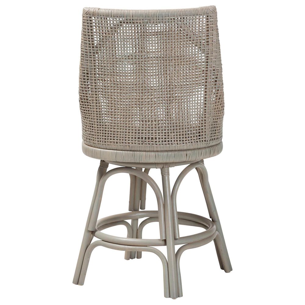 Baxton Studio Bella Swivel Counter Stool in French Grey, , large