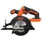 Black & Decker 20V Max Powerconnect 5.5" Cordless Circular Saw Tool in Black and Orange, , large