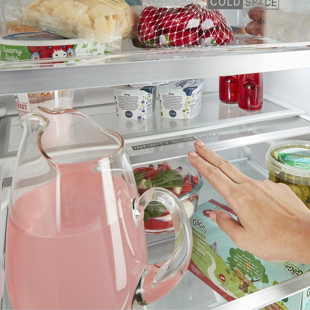Whirlpool 24&quot; Top Freezer Refrigerator in Fingerprint Resistant Stainless Steel, , large