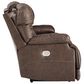 Ashley Wurstrow Power Reclining Sofa with Adjustable Headrest in Umber, , large
