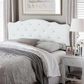 Baxton Studio Rita Full Panel Headboard in Black, , large
