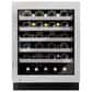True Residential 5.5 Cu. Ft. Undercounter Wine Cabinet with Left Hinge and Glass Door in Stainless Steel, , large