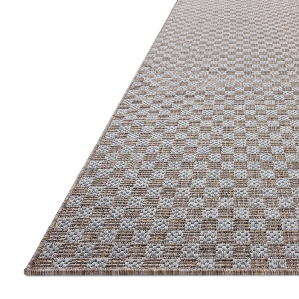 Amber Lewis x Loloi Topanga 5&#39;3&quot; x 7&#39;6&quot; Natural and Silver Indoor/Outdoor Area Rug, , large