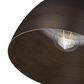 Golden Lighting Holmes Mini Pendant in Rubbed Bronze, , large