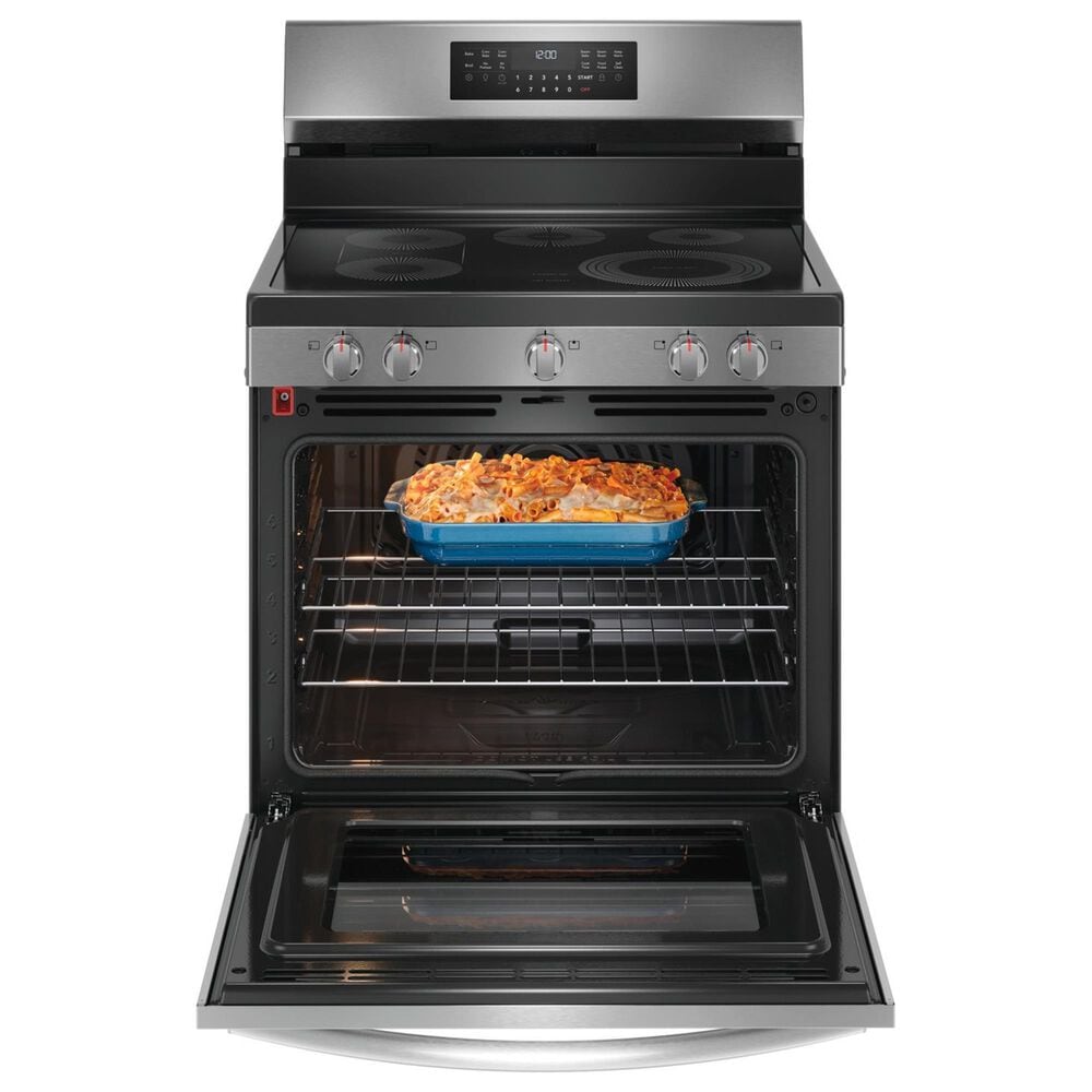 Frigidaire Gallery 30&quot; Rear Control Electric Range with Total Convection in Stainless Steel, , large