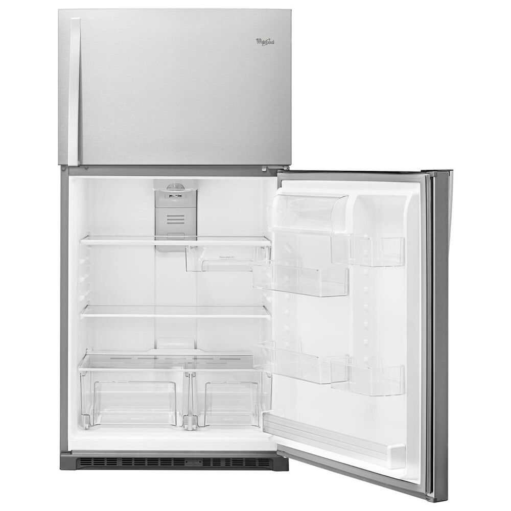 Whirlpool 21 Cu. Ft. 33&quot; Wide Top-Freezer Refrigerator with LED Interior Lighting, , large