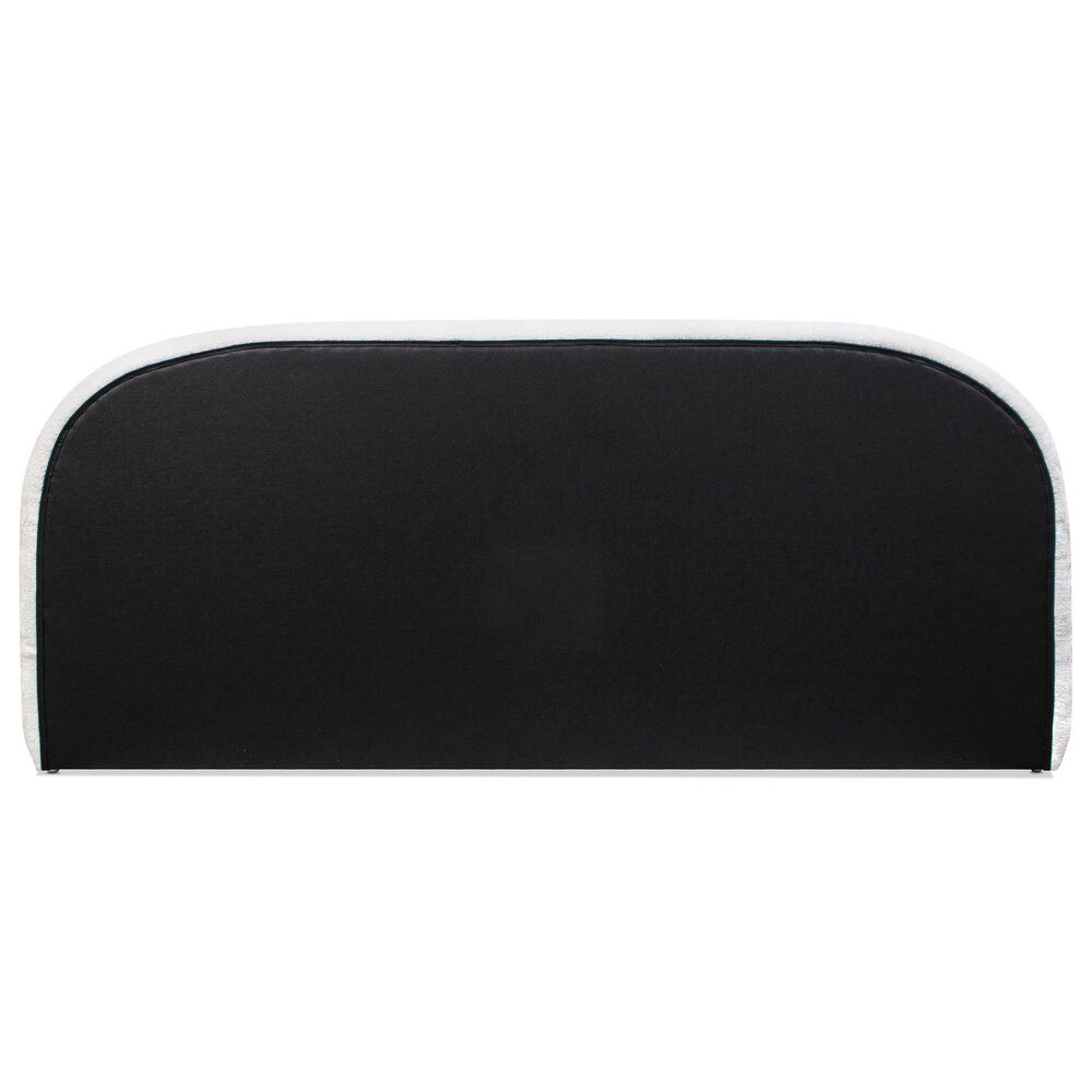 Jennifer Taylor Home Archie Puffy Grounded Queen Upholstered Platform Bed in Almond White, , large