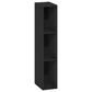 HOMLUX 6" 3-Tier Space Saving Bookcase with Open Adjustable Shelves in Blackwood, , large